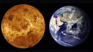Terra e Vênus, planetas que possuem o fluxo de calor comparável e espessura litosférica semelhante - Divulgação/NASA