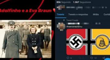 Perfil no Twitter de mulher do Amapá, com apologias ao nazismo - Divulgação