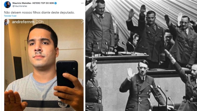 O deputado André Fernandes é acusado de fazer apologia ao nazismo
