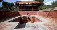 Fotografia registra reforma do templo histórico - Divulgação/The Kathmandu Post