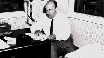 O poeta Pablo Neruda - Wikimedia Commons / Domínio Público