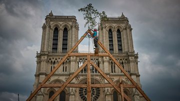 Catedral de Notre-Dame sendo restaurada - Getty Images