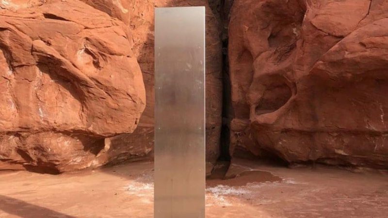 Imagem do obelisco misterioso - Divulgação/Instagram