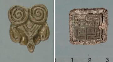 Os objetos encontrados pelo estudante - Divulgação/Julie Holme Damman/ Museu da Universidade Ártica da Noruega/ Tor-Ketil Krokmyrdal
