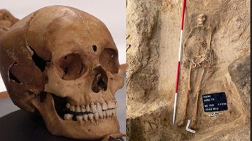 Imagens dos ossos analisados pelos arqueólogos da Universidade Nicolau Copernico - Reprodução/Vídeo/G1