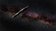 Arte interpretativa de Oumuamua - Gemini Observatory