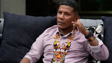 Manuel Ranoque, pai das crianças resgatadas na Colômbia - Reprodução / Colombia Detention