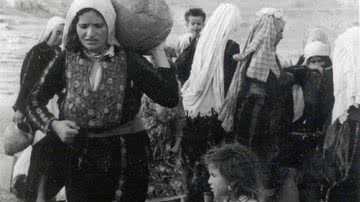 Refugiados palestinos em 1948 - Domínio Público
