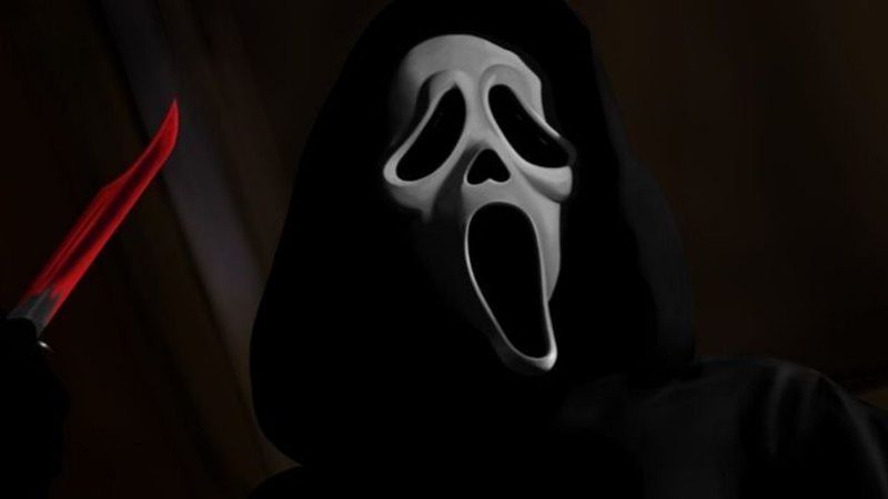 O assassino Ghostface em 'Pânico 5'