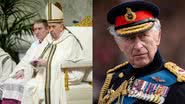 Papa Francisco e rei Charles III - Getty Images