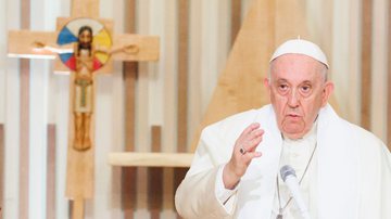 Papa Franciso durante celebração religiosa - Getty Images