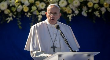 Fotografia do Papa Francisco, líder da Igreja Católica, em setembro de 2021 - Getty Images