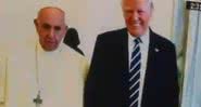 Trump e Papa Francisco - Divulgação / Twitter