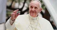 O Papa Francisco durante aparição - Getty Images