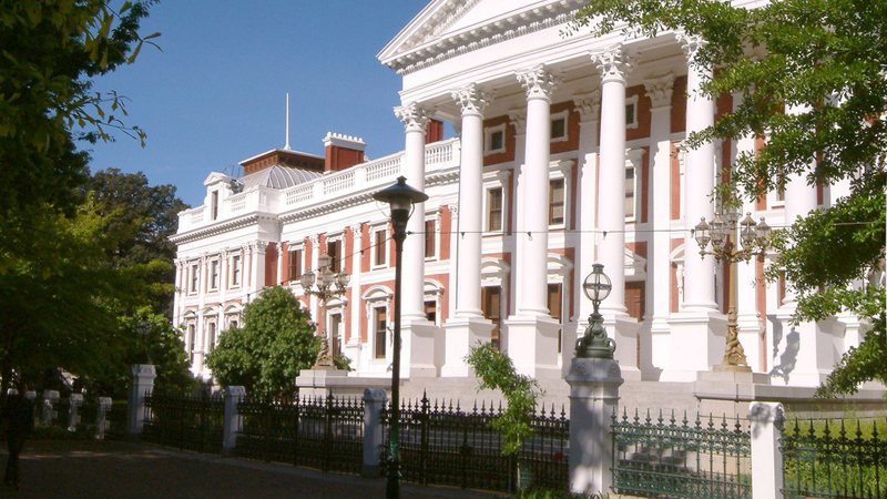 Fotografia do Parlamento da África do Sul em 2006