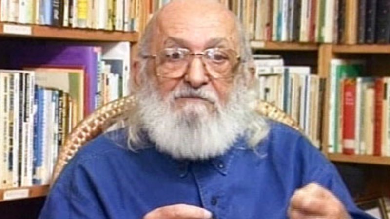 O educador Paulo Freire - Divulgação/Vídeo/TV Senado