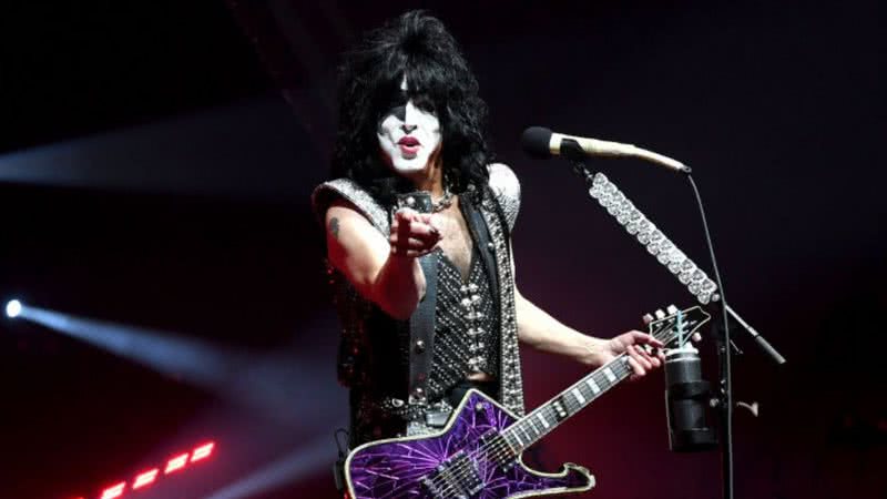 O guitarrista do Kiss Paul Stanley durante a turnê End Of The Road World em 2019 - Getty Images