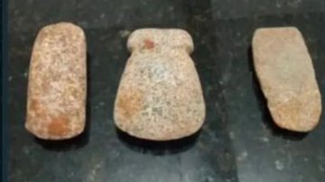 Pedras de raio encontradas durante investigação - Divulgação / Polícia Federal do Maranhão