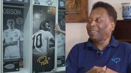 Registro do armário de Pelé (à esqu.) e registro de Pelé (à dir.) - Reprodução/Vídeo