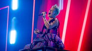 A cantora Pink durante um show - Getty Images