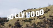 Fotografia do letreiro de Hollywood alterado pelo youtuber - Divulgação