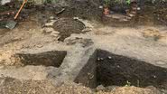 Poços encontrados em estacionamento - Reprodução / York Archaeology