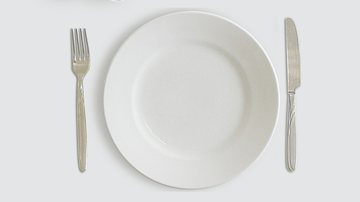 Imagem ilustrativa de um prato vazio - Pixabay