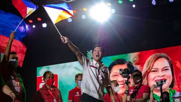 Ferdinand Marcos Jr. em campanha - Getty Images