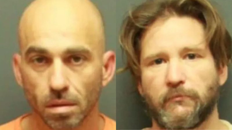 Os presos Arley V. Nemo e John M. Garza - Divulgação / Newport News Sheriff's Office
