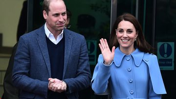 O príncipe William ao lado de Kate, sua esposa - Getty Images