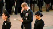Príncipe Harry enxuga lágrimas no velório de Elizabeth II - Getty Images