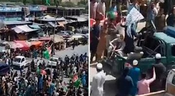 Protesto em Jalalabad - Divulgação/Youtube