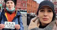 Mulheres que foram presas por agentes russos - Divulgação/ Redes Sociais