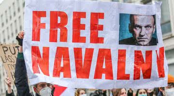 Protestos na Rússia pedem a liberdade do opositor Alexei Navalny - Getty Images
