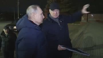 Putin durante visita a Mariupol - Reprodução/Vídeo