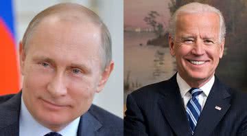 Fotografia de Putin (esq) e Biden (dir) - Kremlin.ru / Adam Schultz / Wikimedia Commons