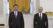 Xi Jinping e Vladimir Putin - Divulgação/Youtube/South China Morning Post
