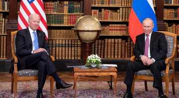 Putin e Biden em 2021 - Getty Images