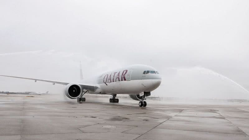 Imagem ilustrativa de avião da Qatar Airways - Getty Images