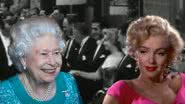 Montagem mostra a rainha Elizabeth II e a atriz Marilyn Monroe - Divulgação/Vídeo/Youtube