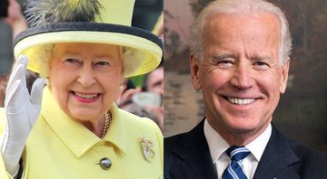Rainha Elizabeth II e Joe Biden - Wikimedia Commons
