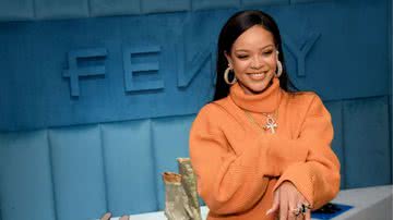 Rihanna em lançamento da sua marca Fenty - Getty Images