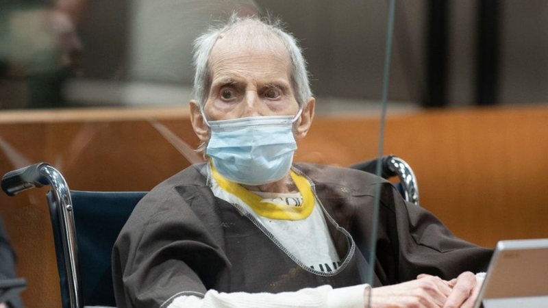 O milionário Robert Durst durante o julgamento - Getty Images