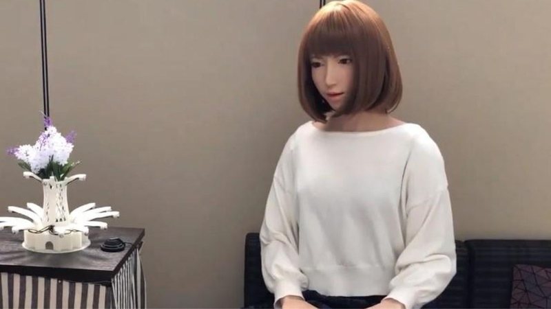 A robô Erica será protagonista de um filme - Divulgação - Youtube