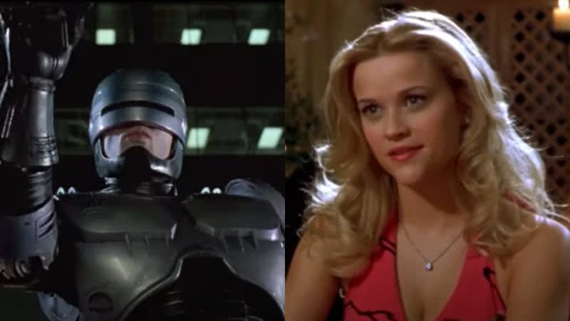 Cena do trailer de ‘Robocop’ e 'Legalmente Loira' - Reprodução/Vídeo/YouTube/MGM