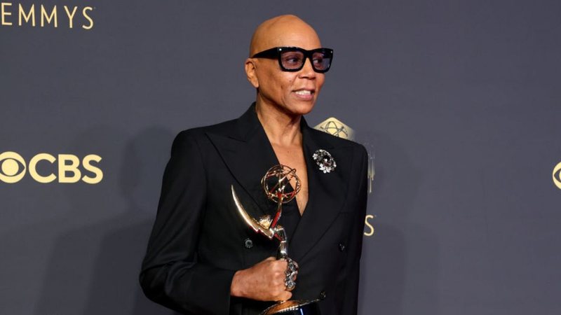 RuPaul na cerimônia do Emmy 2021 - Getty Images