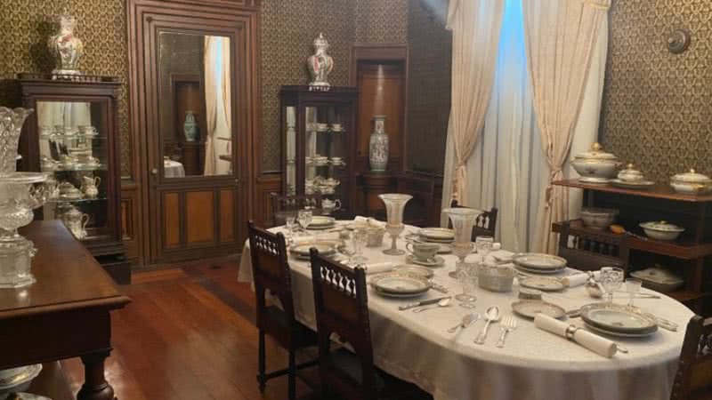 Sala de jantar que será apresentada - Divulgação/ Prefeitura de Juiz de Fora