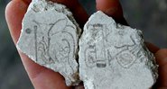 Fragmentos de um calendário sagrado maia - Divulgação/Karl Taube/Proyecto Regional Arqueológico San Bartolo-Xultun