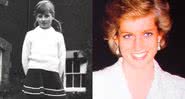 Diana na infância (à esqu.) e Diana adulta (à dir.) - Divulgação/Althorp House e Getty Images