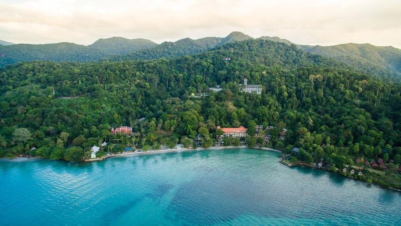 Fotografia aérea do Resort Sea View, na Tailândia - Divulgação / Booking
